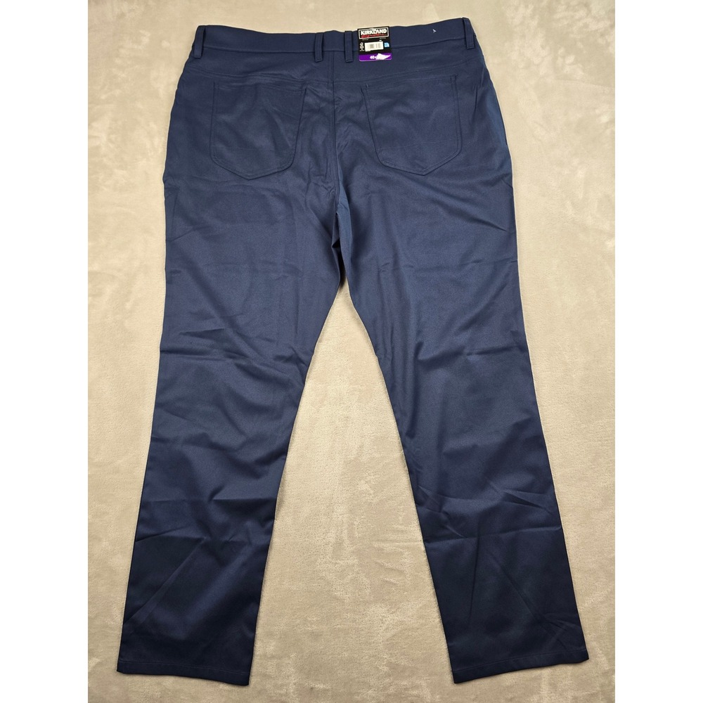 Kirkland Signature 5-Pocket Pant Mens 40x32 Blue Performance Stretch‎